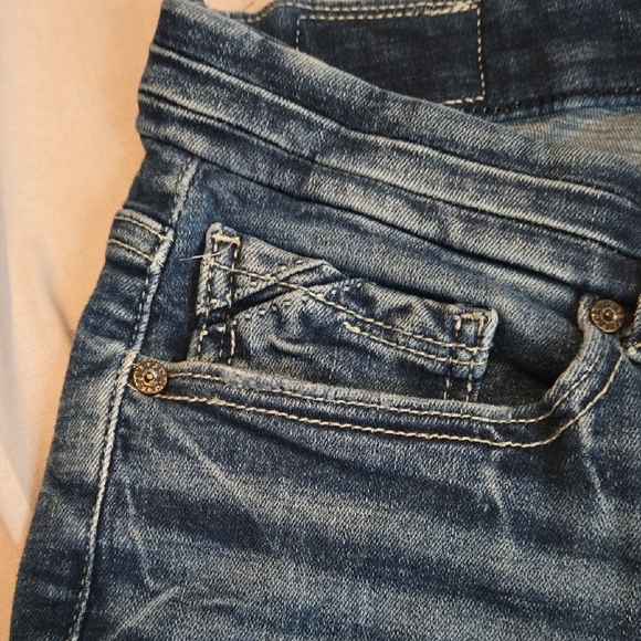 Buckle Black Dark Blue Skinny Ankle Jeans (Fit No. 75) - Picture 4 of 6